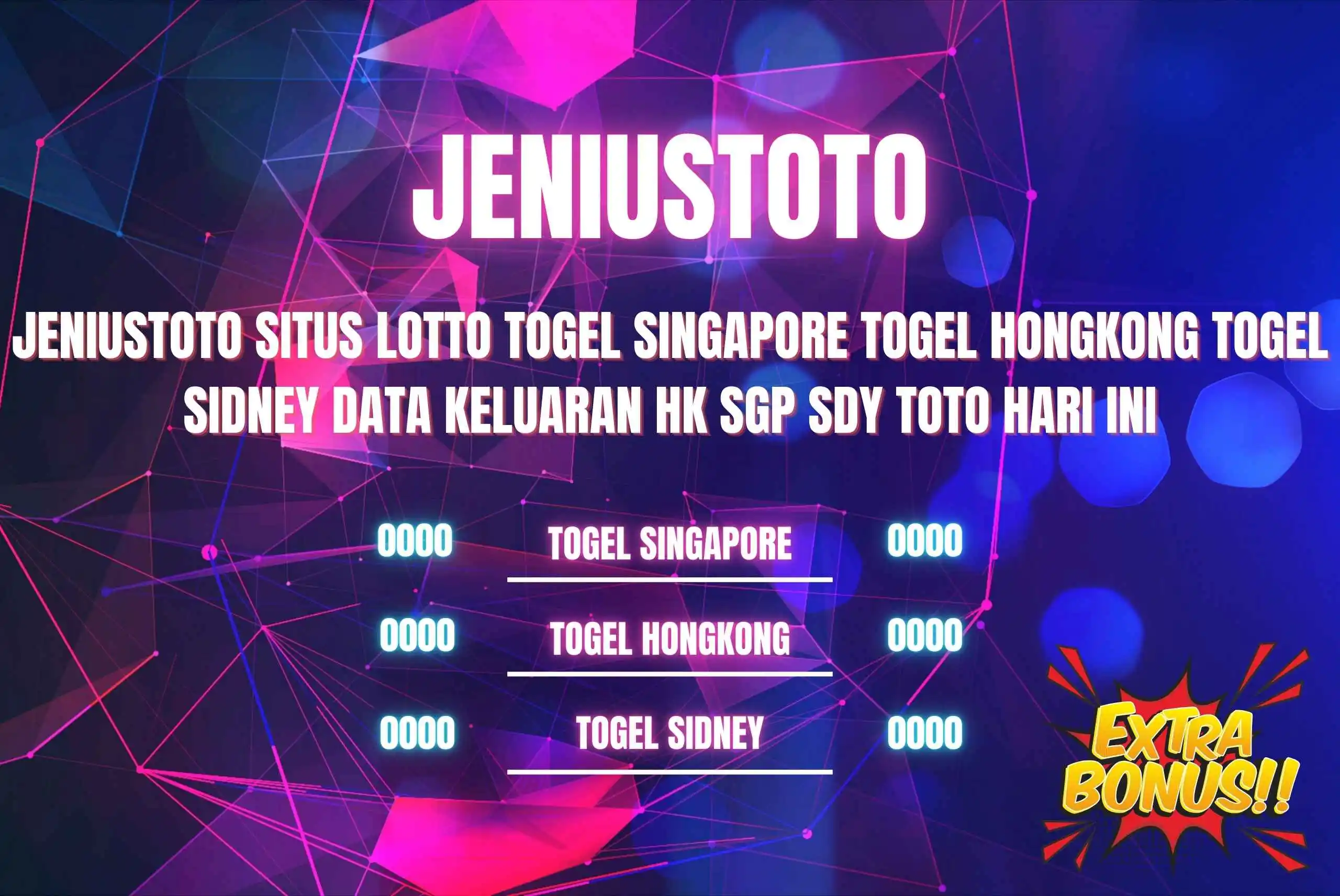 togel jeniustoto